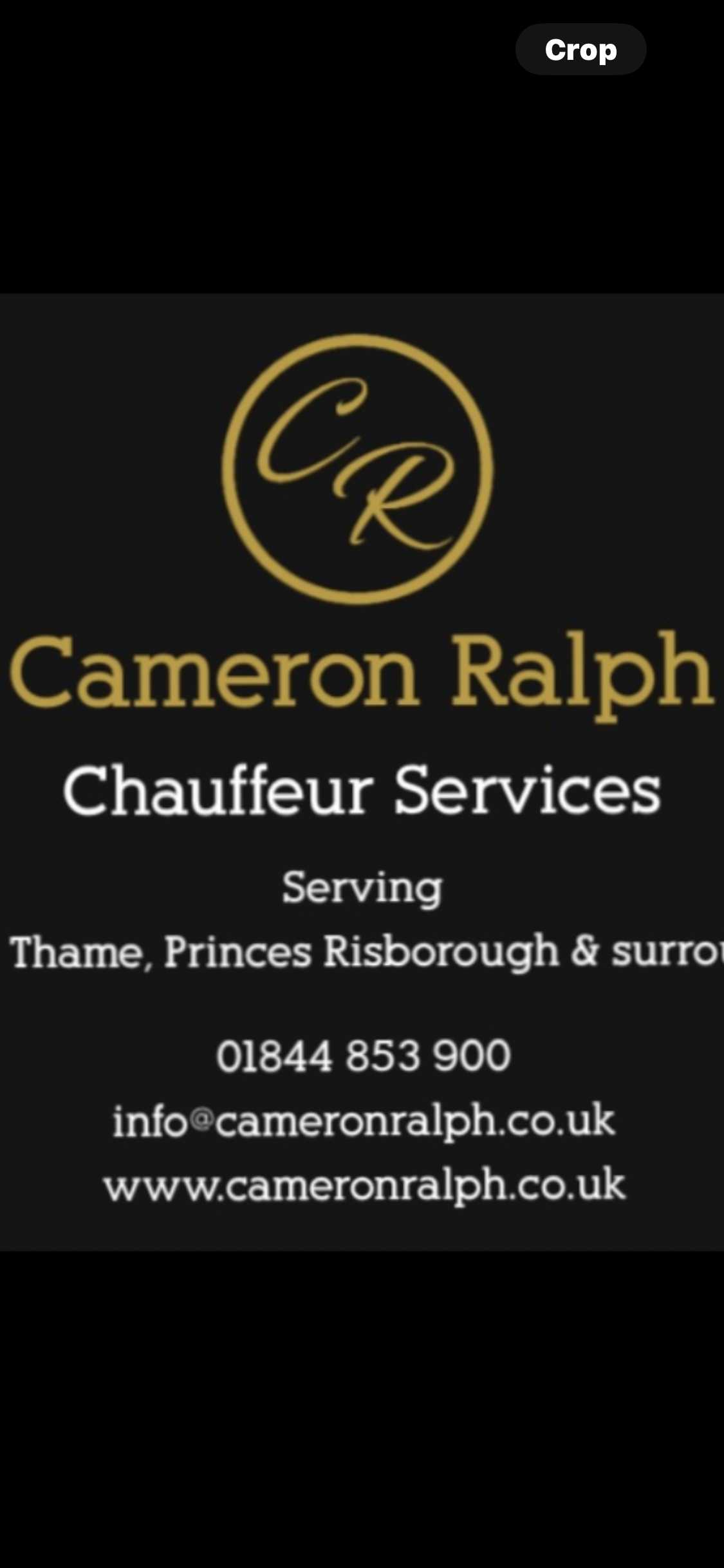 Cameron Ralph chauffeurs